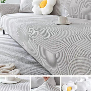 Thick Nordic Jacquard Sofa Covers for Living Room Adjustable Elastic Sofa Cover stretchy Armchair Covers Non-Slip Couch Cover
